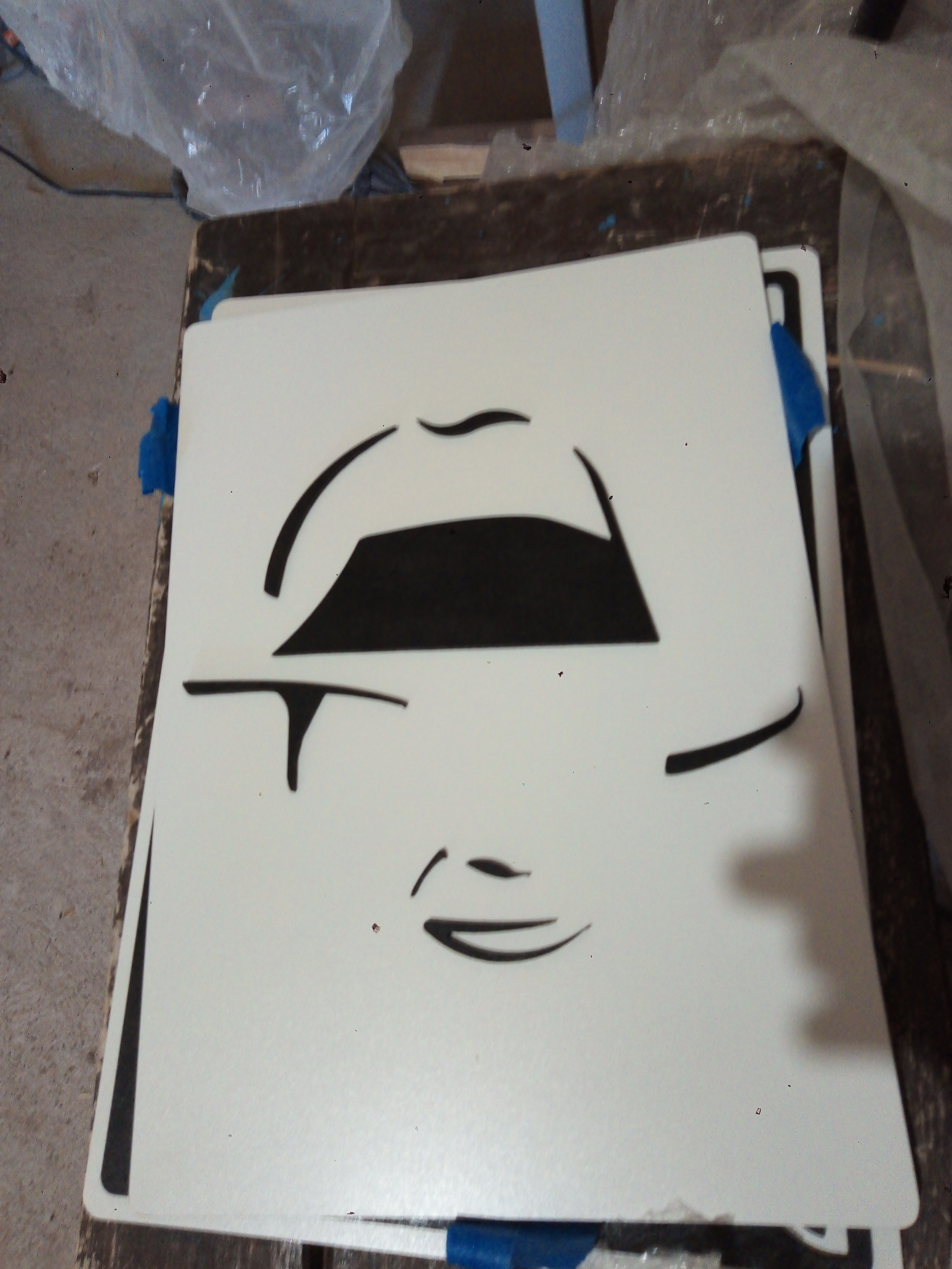 Cuadro Carlos Gardel en madera