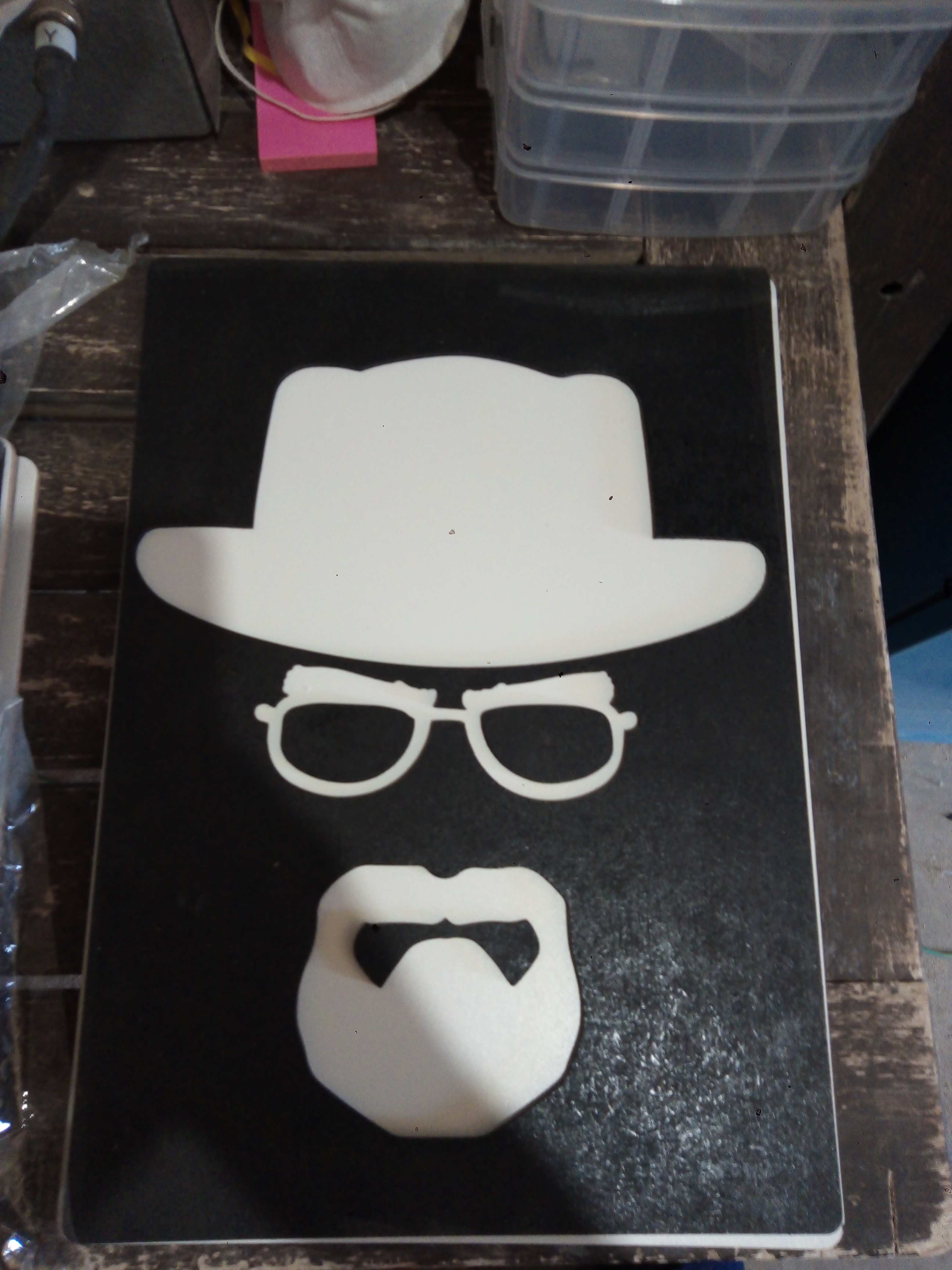 Cuadro Walter White en madera